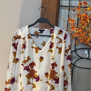 Ann Taylor Multicolor Floral Top